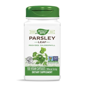 Nature's Way Parsley -- 100 Vegan Capsules
