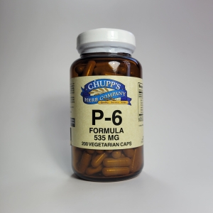 Chupp's Herbs P-6 Formula - 535 mg -- 200 Vegetarian Capsules