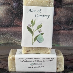 Zeigler's Aloe & Comfrey - Soap Bar - 3 for $8.50