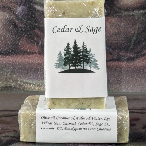 Zeigler's Cedar & Sage - Soap Bar - 1 for $3.00