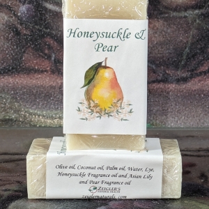 Zeigler's Honeysuckle & Pear - Soap Bar - 3 for $8.50