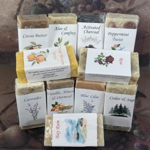 A Mix of Zeigler's Soap Bars - Specify order details at checkout in "Order Notes" - 6 for $16.50