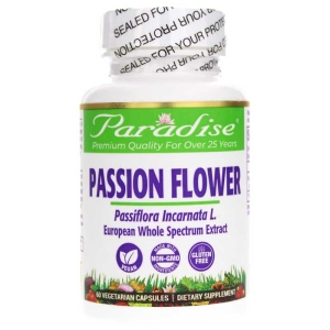Paradise Herbs Passion Flower -- 60 Vegetarian Capsules