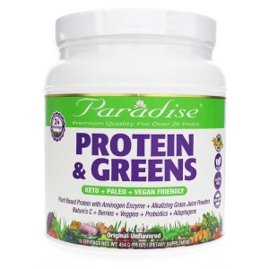 Paradise Herbs Protein & Greens (Orginial Unflavored) -- 16 oz