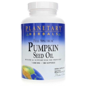 Planetary Herbals Pumpkin Seed Oil -- 1000 mg - 90 softgels