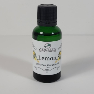 Zeigler's Lemon Essential Oil  -- 10 ml or 1 oz - 1 oz