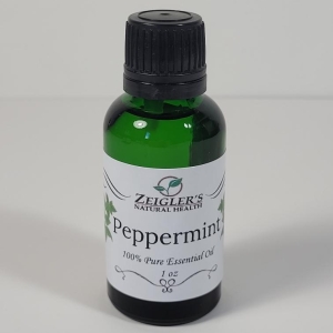 Zeigler's Peppermint Essential Oil -- 10 ml, 1 oz, 4 oz - 1 oz