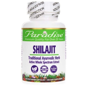 Paradise Herbs Shilajit -- 60 Vegetarian Capsules