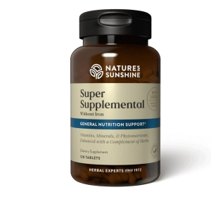 Nature's Sunshine Super Supplemental Vitamin and Mineral (Without Iron) -- 120 Tablets