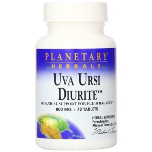 Planetary Herbals Uva Ursi Diurite -- 780 mg - 72 Tablets