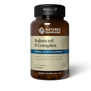 Nature's Sunshine Vitamin B Complex, Balanced -- 120 Tablets