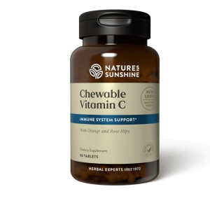 Nature's Sunshine Vitamin C, Chewable - 250 mg -- 90 Tablets