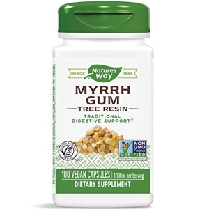 Nature's Way Myrrh Gum -- 100 Vegan Capsules