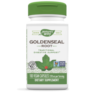Nature's Way Goldenseal Root -- 100 Vegan Capsules